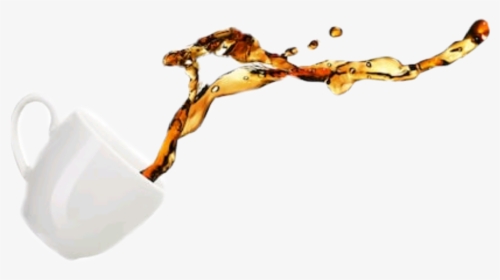 Spill Freetoedit - Cup Of Coffee Spilling, HD Png Download, Free Download