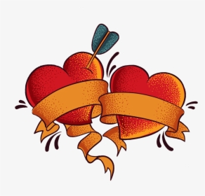 2 Hearts Arrow And Ribbons - Logo 2 Hearts, HD Png Download, Free Download