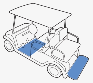 Golf-cart - Model Car, HD Png Download, Free Download