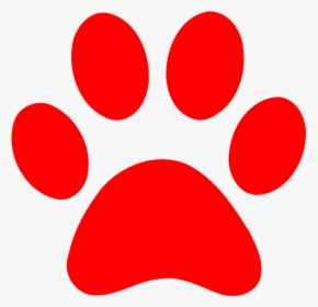 Paw Print Cat Tiger Dog Clip Art Stunning Free Transparent - Red Paw Print Png, Png Download, Free Download