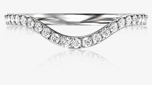 6975 Curved Ribbon - Engagement Ring, HD Png Download, Free Download