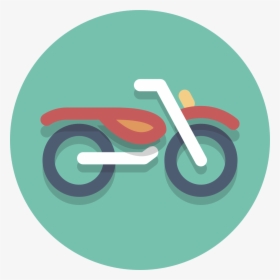 Motorcycle Icon Circle, HD Png Download, Free Download