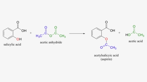 Aspirin - Acetic Anhydride And Carboxylic Acid, HD Png Download, Free Download