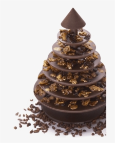 Christmas Tree Made Out Of Chocolate, HD Png Download, Free Download