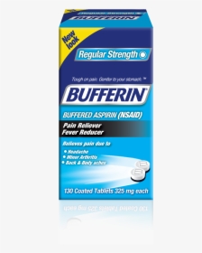 Bufferin Buffered Aspirin 325 Mg, Coated Tablets - Bufferin, HD Png Download, Free Download