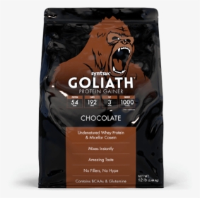 Syntrax® Goliath® Chocolate - Syntrax Goliath Protein Gainer, HD Png Download, Free Download