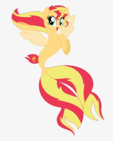 Seapony Sunset Shimmer By Ra1nb0wk1tty Dbpu7kh - Mlp Sea Pony Sunset Shimmer, HD Png Download, Free Download
