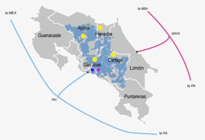 Mapacostarica - Mapa Costa Rica Vector, HD Png Download, Free Download