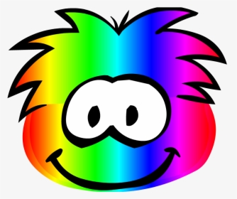 Rainbow Puffle , Png Download - Club Penguin Purple Puffle, Transparent Png, Free Download