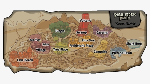 Map - Club Penguin, HD Png Download, Free Download