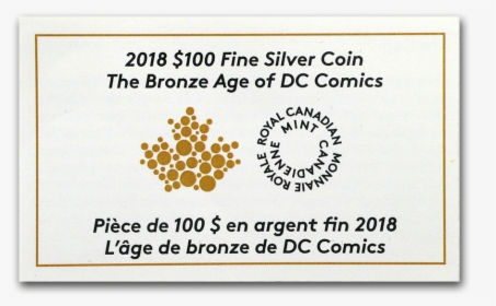 2018 Canada Silver $100 - Royal Canadian Mint, HD Png Download, Free Download