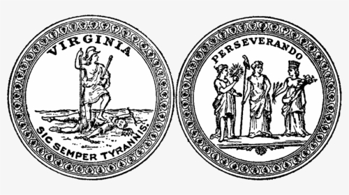 Seal Of Virginia , Obverse And Reverse - Colonial Seal Of Virginia, HD Png Download, Free Download