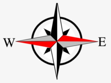 South Clipart Compass - North South East West Clipart, HD Png Download, Free Download