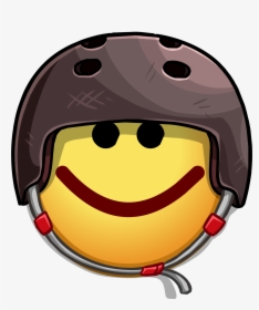 Club Penguin Wiki - Helmet Emoticon, HD Png Download, Free Download