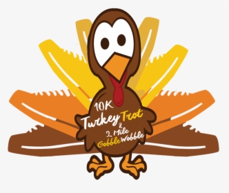 Tourism 10k Turkey Trot / 2 Mile Gobble Wobble On Nov - Thanksgiving Turkey Trot Clipart 5k, HD Png Download, Free Download