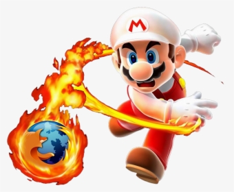 Fireball Clipart Paper Mario - Fire Mario Super Mario Galaxy, HD Png Download, Free Download