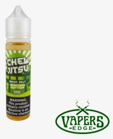 Green Belt From Chew Jitsu By 80v Eliquid - Bottle, HD Png Download, Free Download