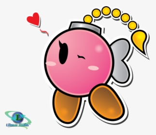 Pink Bob Omb Paper Mario, HD Png Download, Free Download