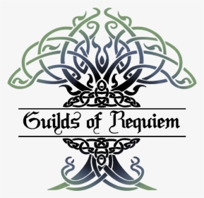 Guilds Of Requiem Logo - Celtic Tree Of Life Simple, HD Png Download, Free Download