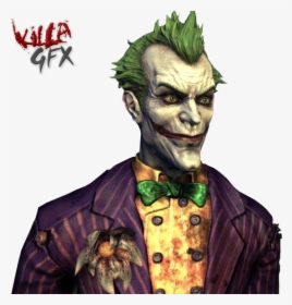 Batman Arkham Asylum Render - Joker From Batman Game, HD Png Download, Free Download