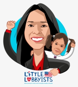 Overlay Caricature Of Elena Hung, Who Is Speaking At - Cartoon, HD Png Download, Free Download