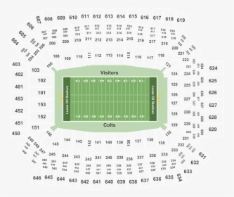 Lucas Oil Stadium Section 631 Row 19n, HD Png Download, Free Download
