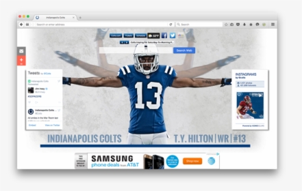 Indianapolis Colts New Tab - Samsung, HD Png Download, Free Download
