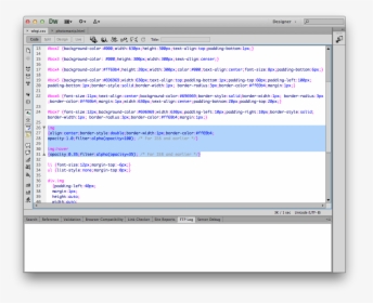 Dreamweaver Opacity, HD Png Download, Free Download