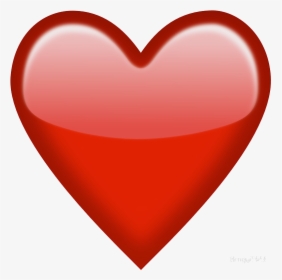 Red Heart Emoji Transparent Background, HD Png Download, Free Download