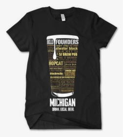 Michigan State Craft Beer Custom Shirt - Blues T Shirt, HD Png Download, Free Download