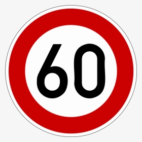 Road Tripping Europe - Maximum Speed Limit 60, HD Png Download, Free Download