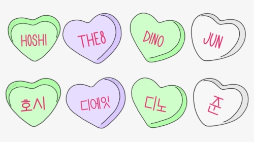 Some 17 Hearts Because 17 Owns My Heart - Heart, HD Png Download, Free Download