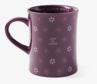 Daisy Pattern Diner Mug - Coffee Cup, HD Png Download, Free Download