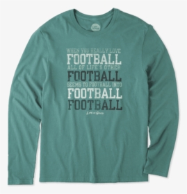 Men"s Football Long Sleeve Smooth Tee - Enon Eagles, HD Png Download, Free Download