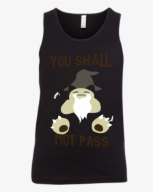 You Shall Not Pass Shirt Snorlax - Active Tank, HD Png Download, Free Download