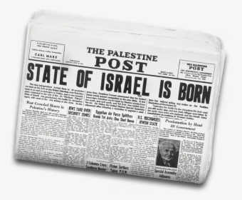 State Of Israel Is Born Newspaper, HD Png Download, Free Download