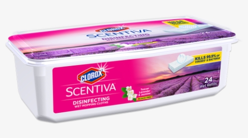 Clorox Scentiva Disinfecting Wet Mopping Cloth, HD Png Download, Free Download