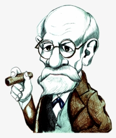 #caricature #freud - Sigmund Freud Transparent Background, HD Png Download, Free Download