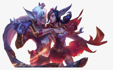 Xayah And Rakan Png, Transparent Png, Free Download