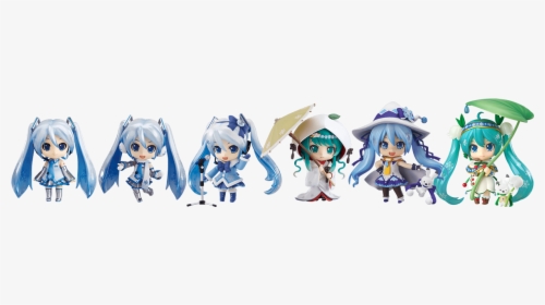 Snow Miku All Versions, HD Png Download, Free Download