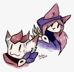 A Little Xayah And Rakan Fanart By Plushyy Xayah And - Fan Art Rakan, HD Png Download, Free Download