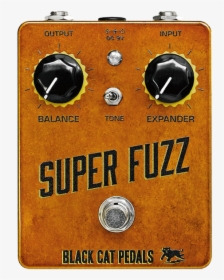 Bcsuperfuzz2016 Products - Black Cat Super Fuzz Pedal, HD Png Download, Free Download