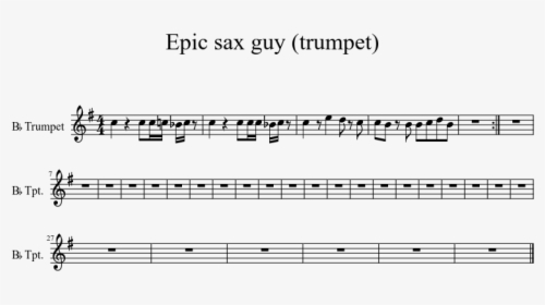 Epic Sax Guy Trumpet, HD Png Download, Free Download
