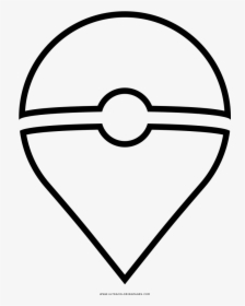 Pokemon Go Coloring Page - Pokemon Pokeball Coloring Pages, HD Png Download, Free Download