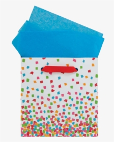 Colorful Confetti Small Gift Bag"     Data Rimg="lazy"  - Paper, HD Png Download, Free Download