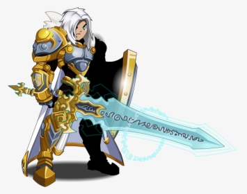 Aqw White Gold Armor, HD Png Download, Free Download