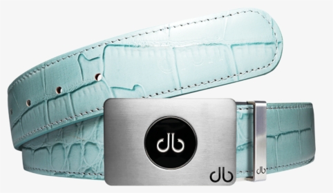 Ballmarker Aqua Crocodile Leather Texture Belt - Belt, HD Png Download, Free Download