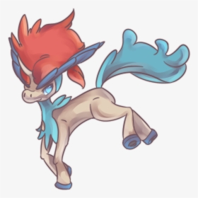 “ Keldeo, The Young Swordsman  25th Of These Little - Cartoon, HD Png Download, Free Download