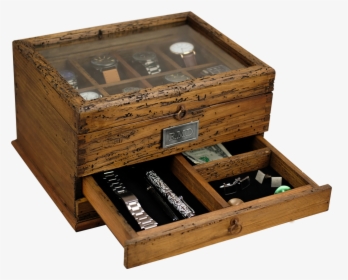 Watch Box With Double Drawer N - Drawer, HD Png Download, Free Download
