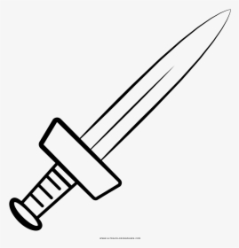 Short Sword Coloring Page - Black Icon Short Sword, HD Png Download, Free Download